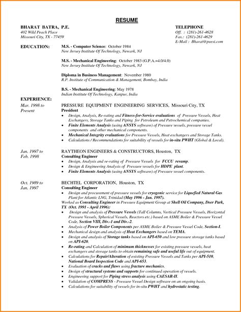 Engineering resumes. Things To Know About Engineering resumes. 